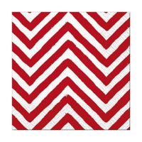 Decoupage Napkins - Big Chevron Red - 1 pc