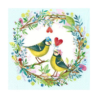 Decoupage Napkins - Bird Wedding - 1 pc