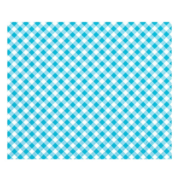 Decoupage Napkins - Blue and White Checks - 1 pc