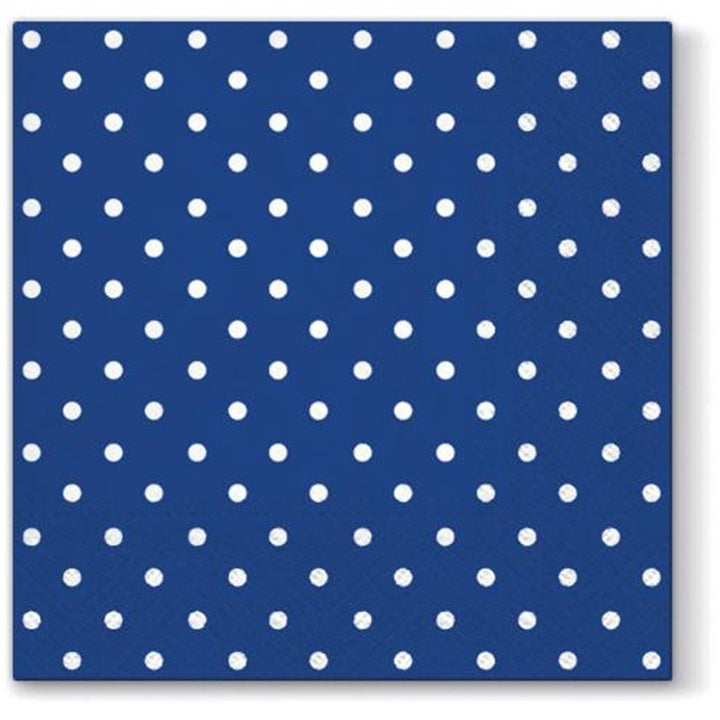 Decoupage Napkins Blue Dots - 1 pc