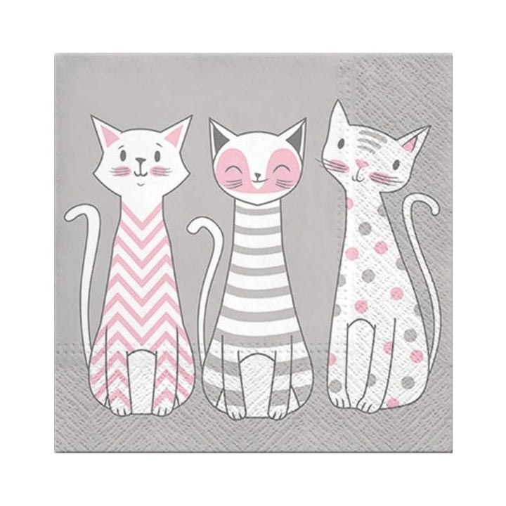 Decoupage Napkins - Cats - 1 pc