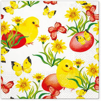 Decoupage Napkins Chicks and Butterflies - 1 pc