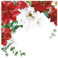 Decoupage Napkins Christmas Flowers - 1 pc
