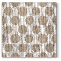Decoupage Napkins Dots on Linen - 1 pc