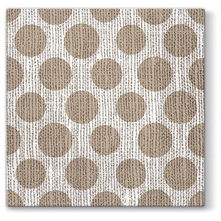 Decoupage Napkins Dots on Linen - 1 pc