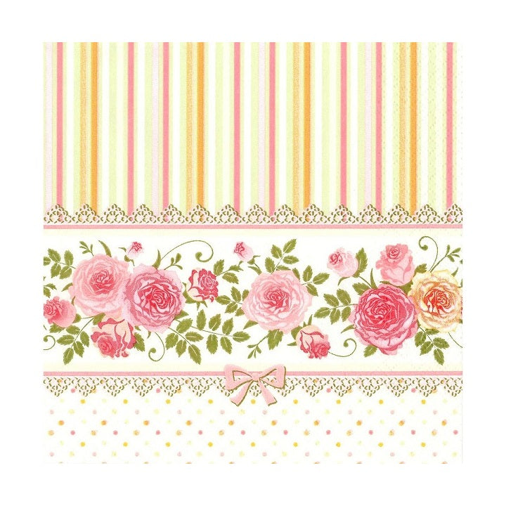 Decoupage Napkins - English Roses - 1 pc