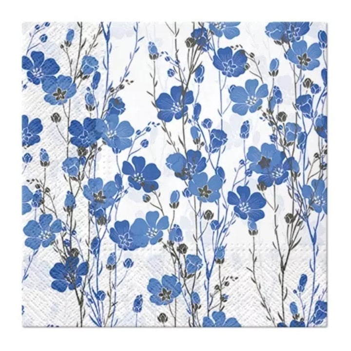 Decoupage Napkins Flax Plants - 1 pc