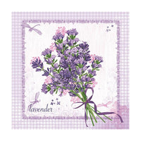 Decoupage Napkins - Lavender Bouquet - 1 pc
