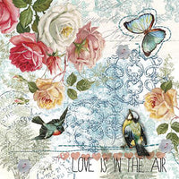 Decoupage Napkins - Love Is in the Air - 1 pc