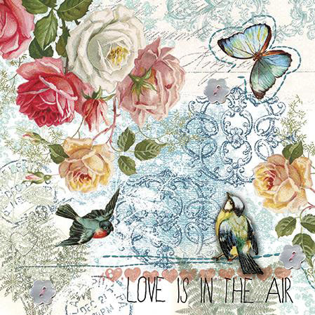 Decoupage Napkins - Love Is in the Air - 1 pc