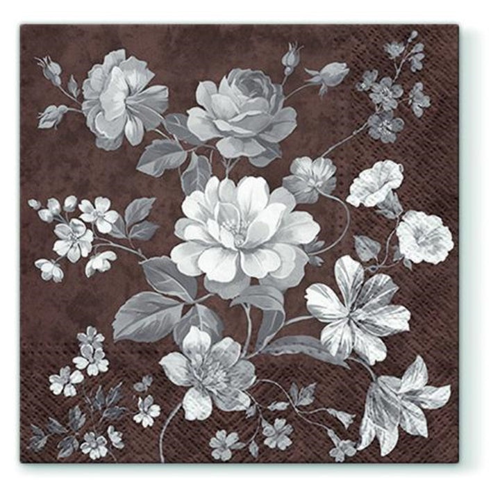 Decoupage Napkins Mystery Flowers - 1 pc