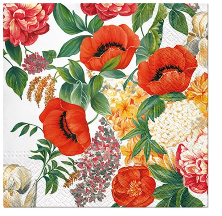 Nostalgic Bouquet Decoupage Napkins, 1 pc