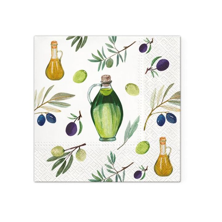 Decoupage Napkins - Olives Time - 1 pc