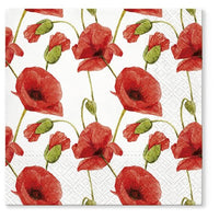 Decoupage Napkins, Poppy - 1 pc