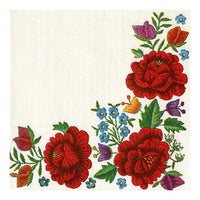 Decoupage Napkins - Poppy Ornament - 1 pc