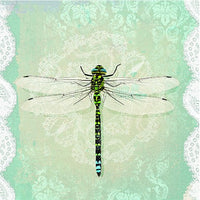 Decoupage Napkins - Romantic Dragonfly - 1 pc