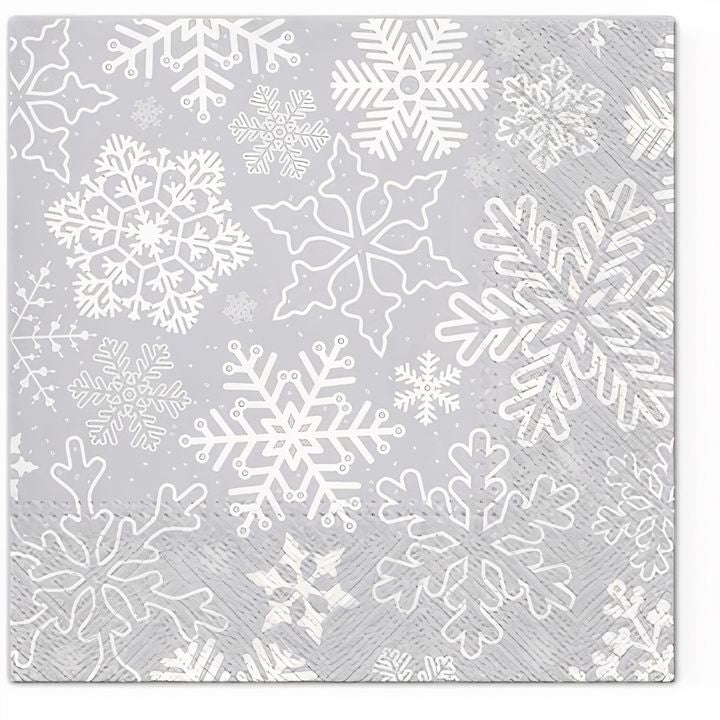 Decoupage Napkins Snowflakes - 1 pc