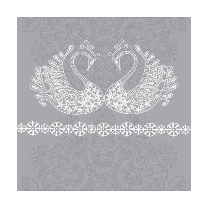 Decoupage Napkins - Swans - 1 pc