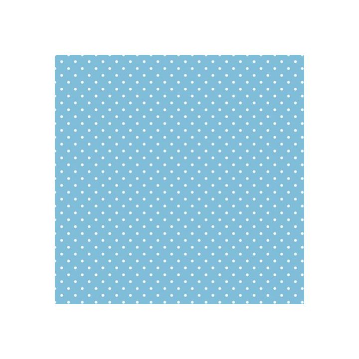 Decoupage Napkins - White Dots on Blue - 1 pc