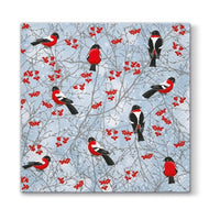 Decoupage Napkins - Winter Birds - 1 pc