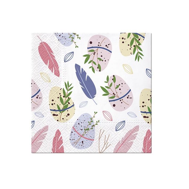 Декупажни салфетки - Easter Feather  - 1бр. — изображение 1