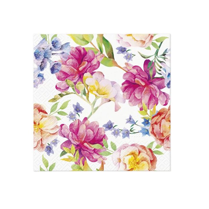 Декупажни салфетки - Orchid with Peony  - 1бр. — изображение 1