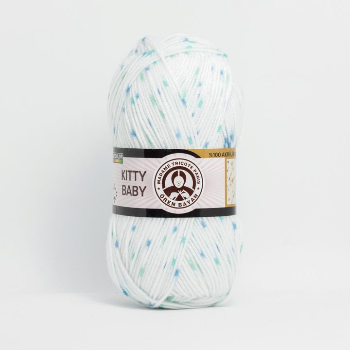 Вълна за деца Madame Tricote Paris Kitty Baby 100 гр. — изображение 2