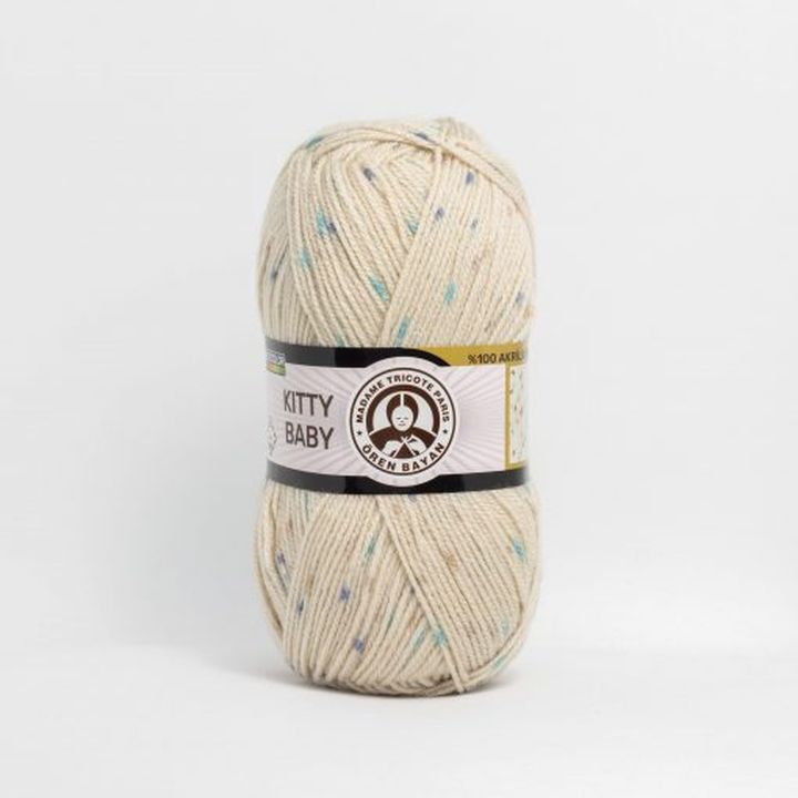 Вълна за деца Madame Tricote Paris Kitty Baby 100 гр. — изображение 5