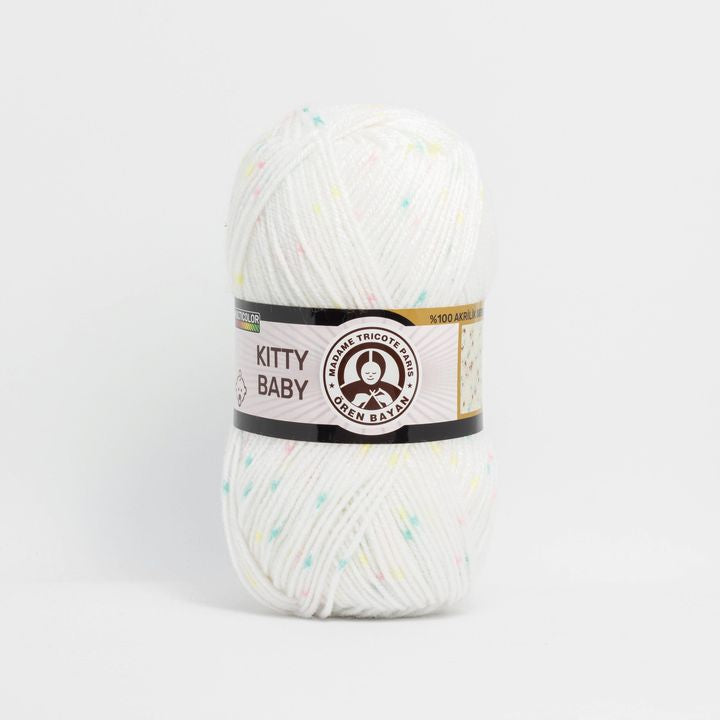 Вълна за деца Madame Tricote Paris Kitty Baby 100 гр. — изображение 6