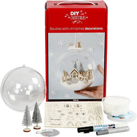 DIY Christmas Ornament Ball with Decoration