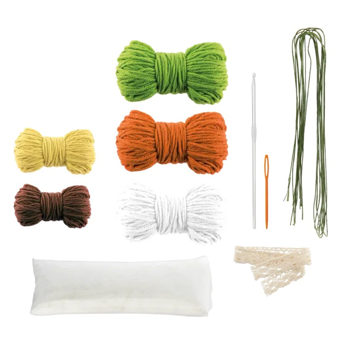 DIY Crochet Daisy Flowerpot Kit