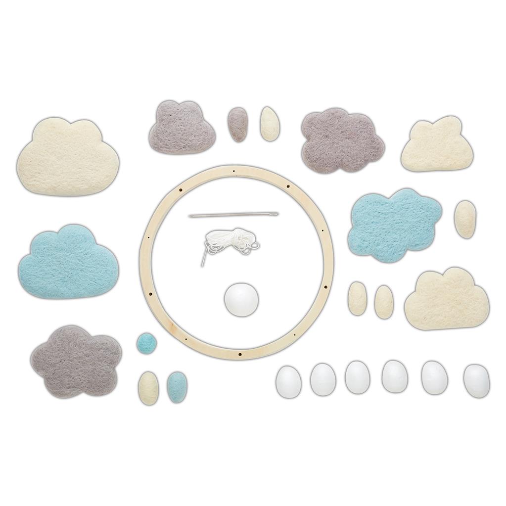 Docrafts Needle Felting Set, Blue Dreamcatcher