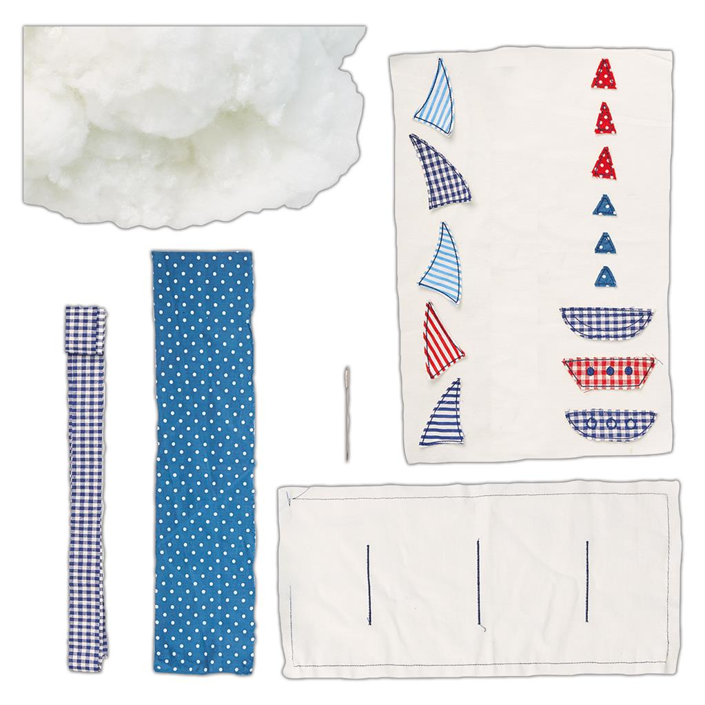 Docrafts Pillow Sewing Craft Set with Boat Motif