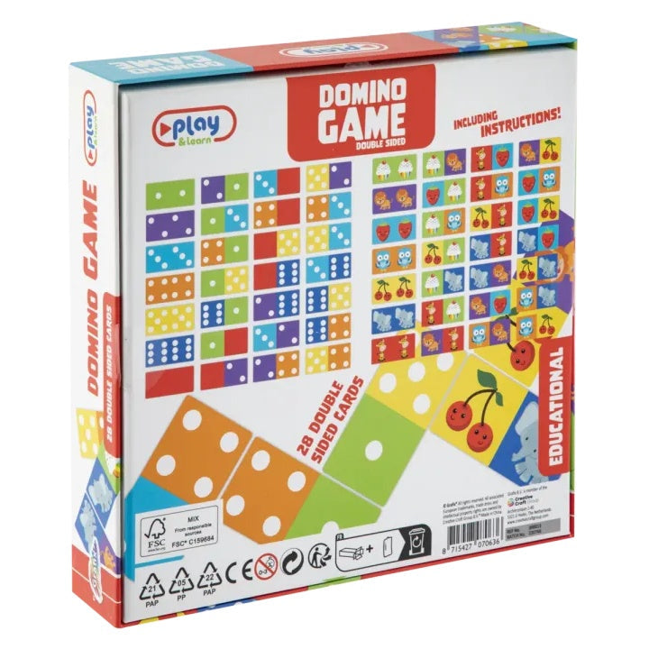 Double-Sided Domino Game - 28 Educational Cards — Image 4
