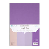 DP Craft Colored Paper Set of 20 – purple tones