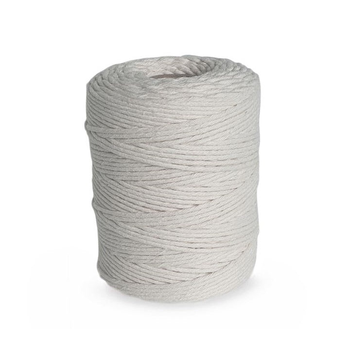 DP Craft Cotton Macramé Cord, 2 mm, White