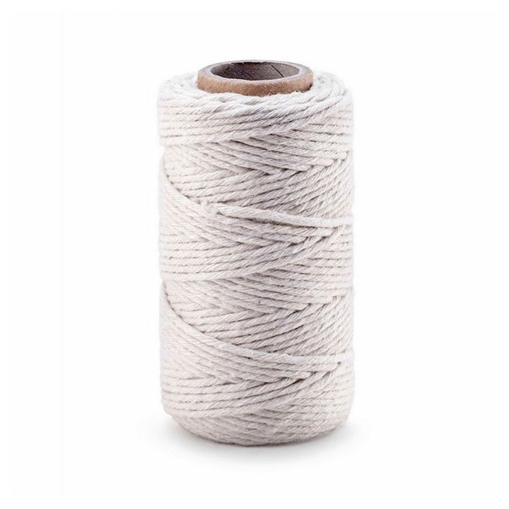DP Craft Cotton Macramé Cord, 2 mm, White | various sizes — image 1