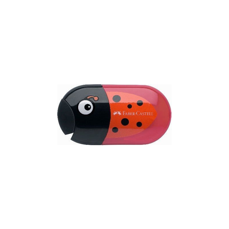 Double Sharpener with Eraser, Ladybug