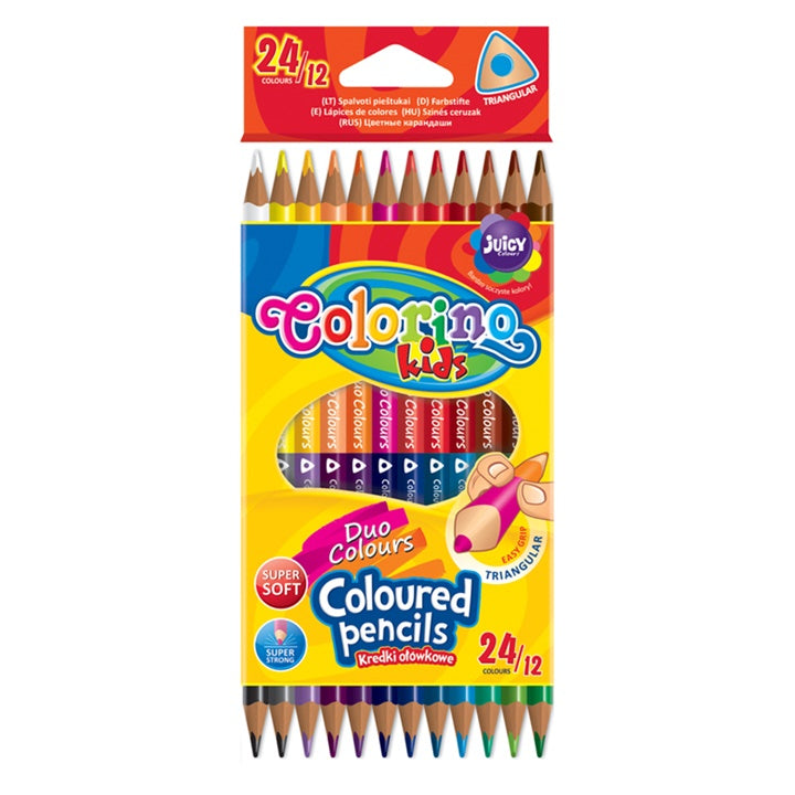 Двустранни моливи за оцветяване Colorino — изображение 1