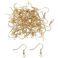 Earring Hooks, 100 pcs | various colors — image 1