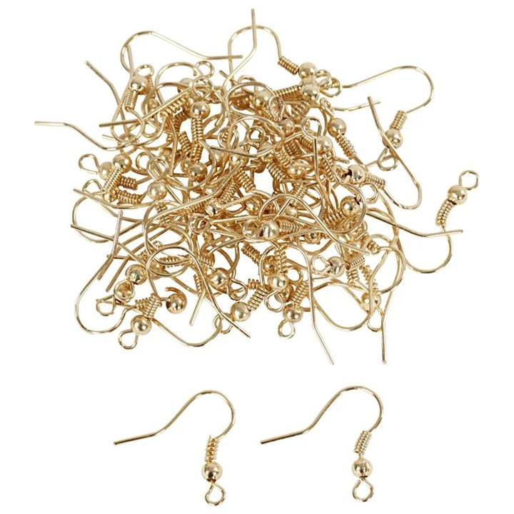 Earring Hooks, 100 pcs | various colors — image 3
