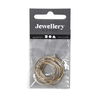 Earring Hoop Bases, 20 mm, Set of 8 | various colors — image 5