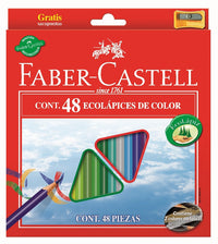 ECO Triangular Standard Colored Pencils, Set of 48