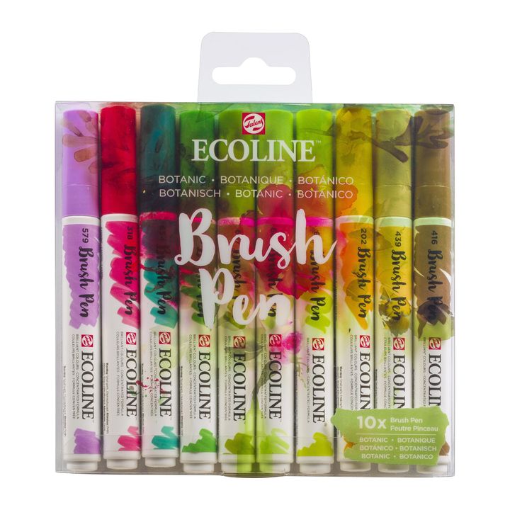 Ecoline Botanic Brush Pen Watercolor Pens