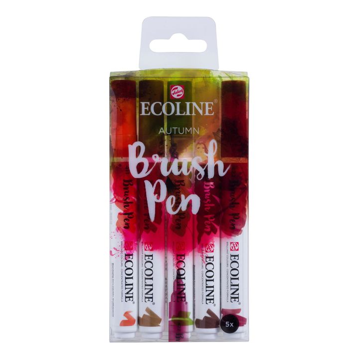 Ecoline Brush Pen Autumn Watercolor Pens