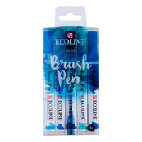 Ecoline Brush Pen Blue Watercolor Pens