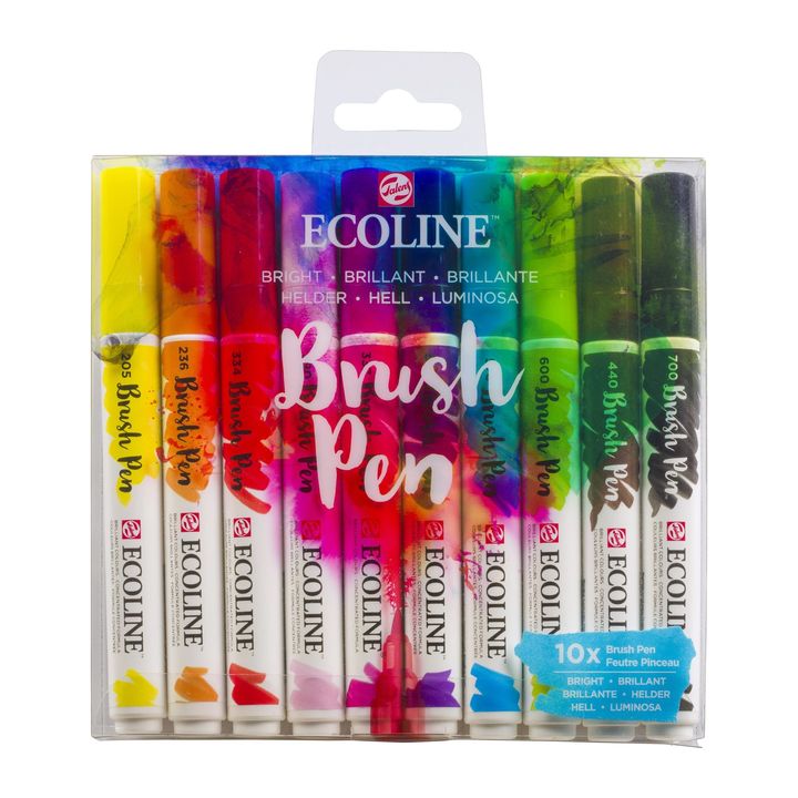 Ecoline Brush Pen Bright Watercolor Pens