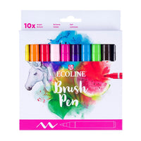 Ecoline Brush Pen Bright Watercolor Pens Set of 10