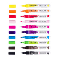 Ecoline Brush Pen Bright Watercolor Pens Set of 10