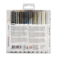 Ecoline Brush Pen Grays Watercolor Pens